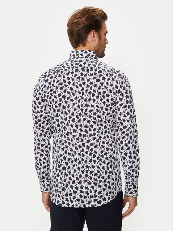 BOSS Boss Košeľa 50519877 Tmavomodrá Slim Fit