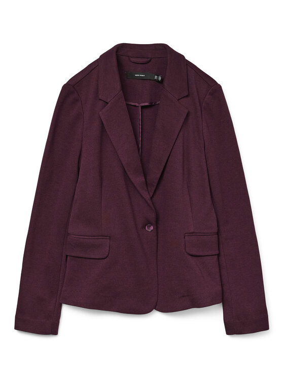 Vero Moda Vero Moda Marynarka Julia 10154123 Fioletowy Regular Fit