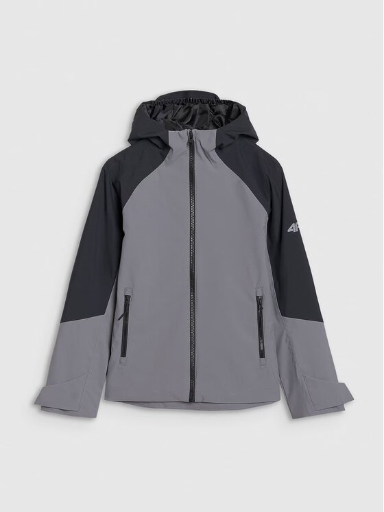 4F 4F Kurtka outdoor 4FJWSS25TTJAM681-24S Szary Regular Fit