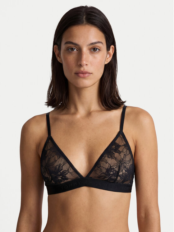 Tommy Hilfiger Tommy Hilfiger Bralette-BH UW0UW06263 Schwarz