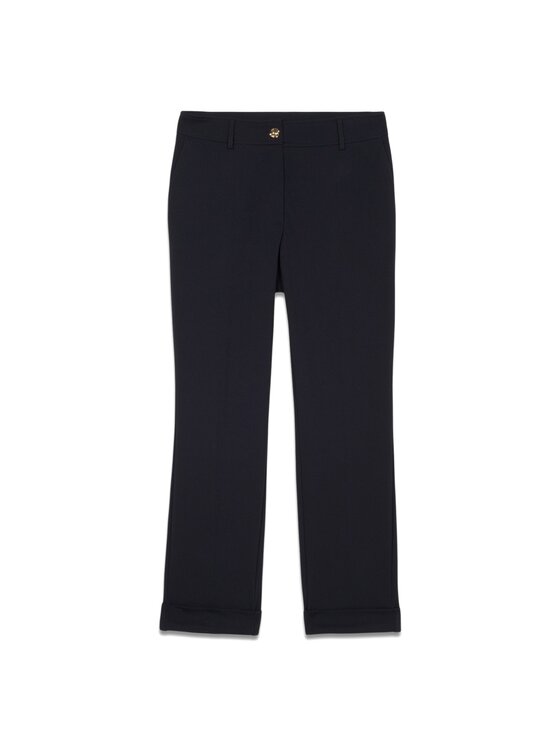 Oltre Oltre Spodnie materiałowe P287R008384N034 Niebieski Regular Fit
