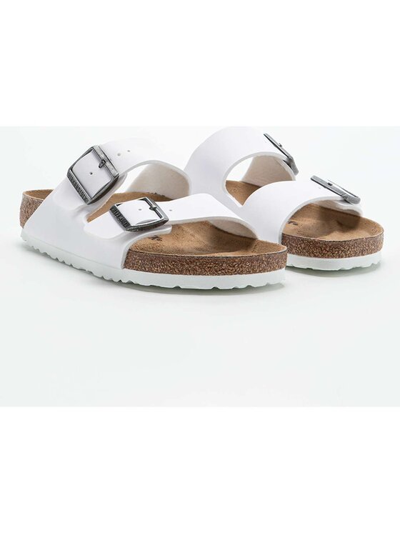 Birkenstock Birkenstock Klapki Arizona BF White 552681 Biały