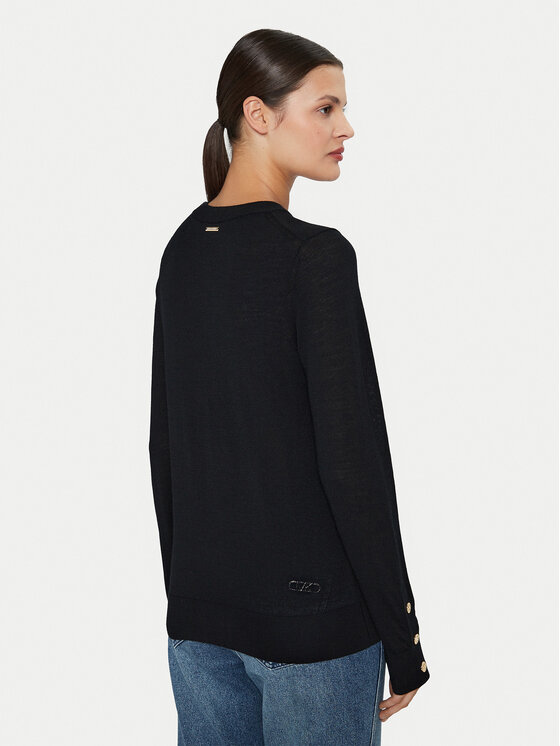 MICHAEL Michael Kors MICHAEL Michael Kors Πουλόβερ MS460XH4VR Μαύρο Regular Fit