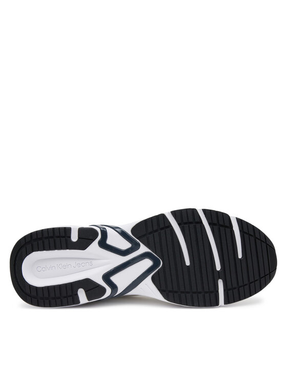 Calvin Klein Jeans Calvin Klein Jeans Laisvalaikio batai Retro Tennis Low Knit Mix YM0YM01310 Balta