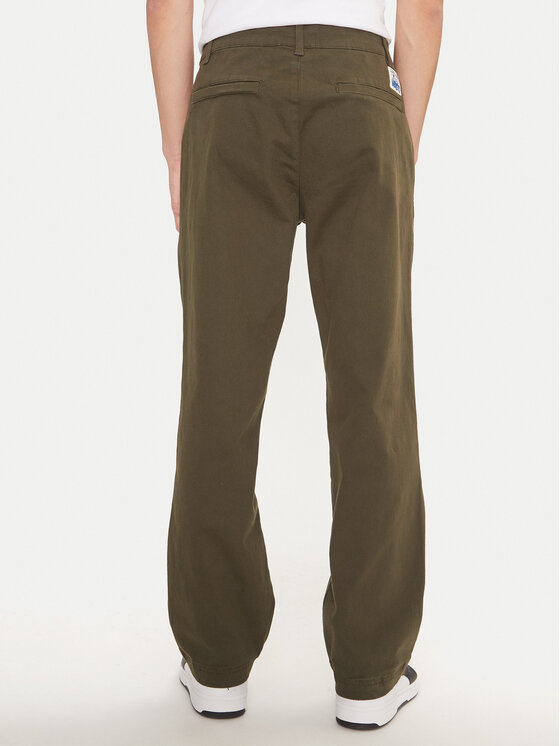 Champion Champion Pantaloni di tessuto 220509 Verde Straight Leg