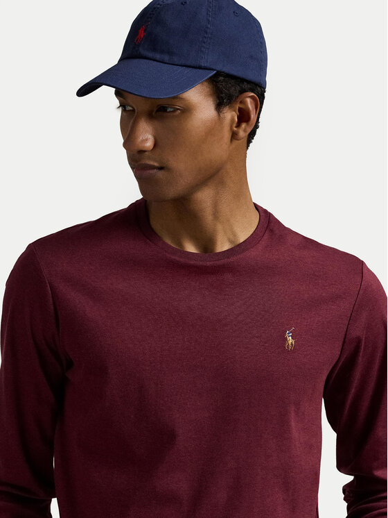 Polo Ralph Lauren Polo Ralph Lauren Majica dugih rukava 710760121037 Tamnocrvena Slim Fit