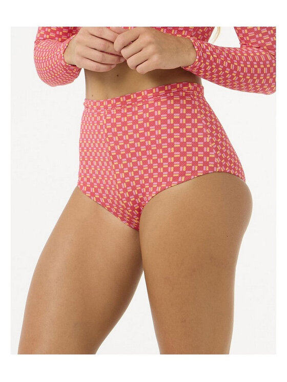 Rip Curl Rip Curl Dół od bikini Shell Cove Boy Leg Pant Czerwony