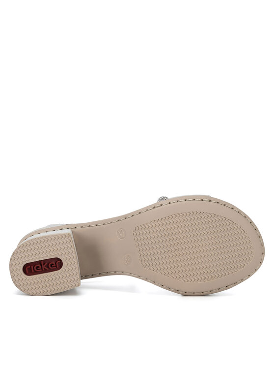 Rieker Rieker Sandały 64654-40 Srebrny