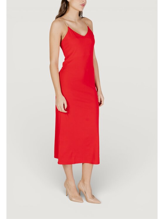 Morgan Morgan Коктейлна рокля 261-RYAN Червен Regular Fit