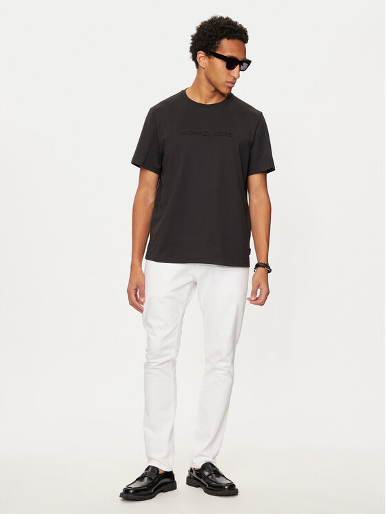 Michael Kors Michael Kors Marškinėliai CF4529H1V2 Juoda Regular Fit