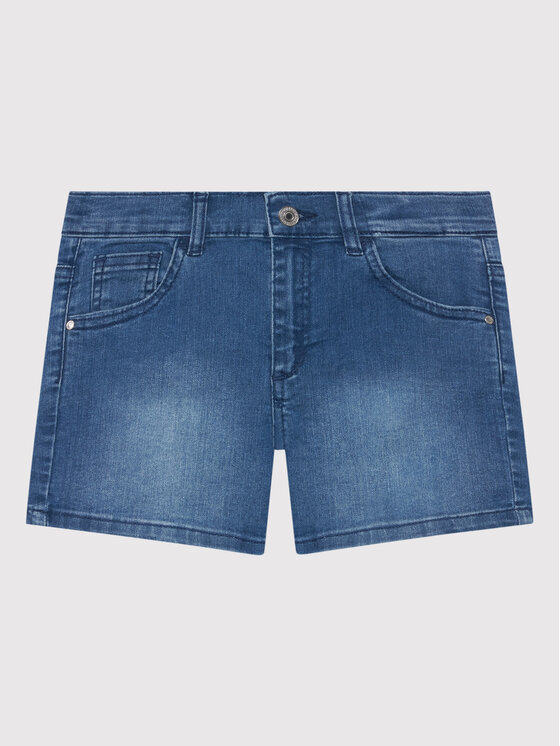 Guess Guess Kratke traperice J0BD09 D4H20 Plava Regular Fit