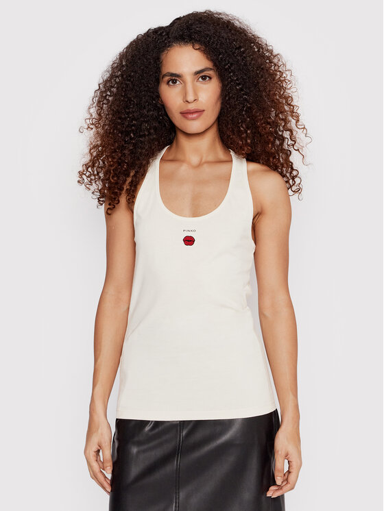 PINKO Pinko Felső Capriate 1G178F Y7WQ Bézs Regular Fit