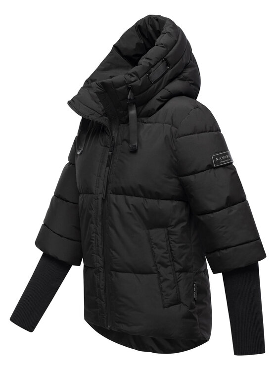 Navahoo Navahoo Kurtka zimowa Lotusherz Czarny Regular Fit