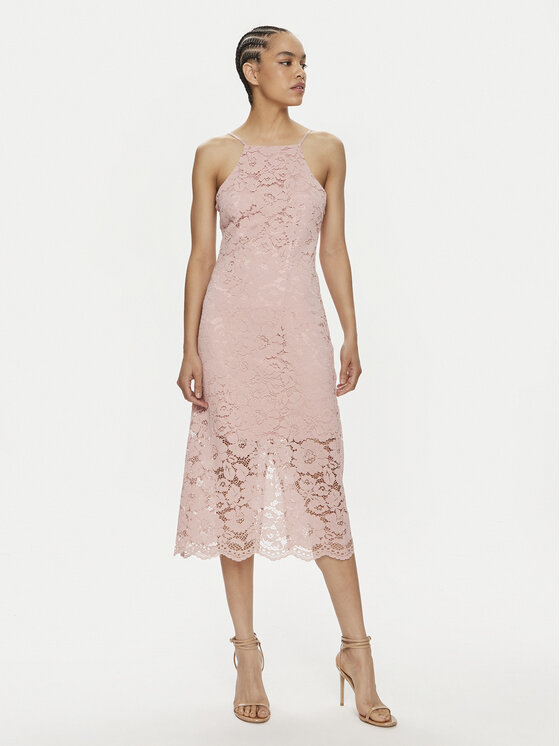 YAS YAS Cocktail obleka Milda 26032368 Roza Regular Fit