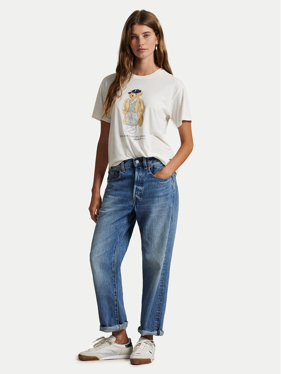 Polo Ralph Lauren Polo Ralph Lauren T-shirt 211971752001 Bijela Straight Fit