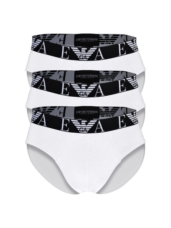Emporio Armani Underwear Komplet 3 par slipów EM000258 AF14131 M0066 Biały