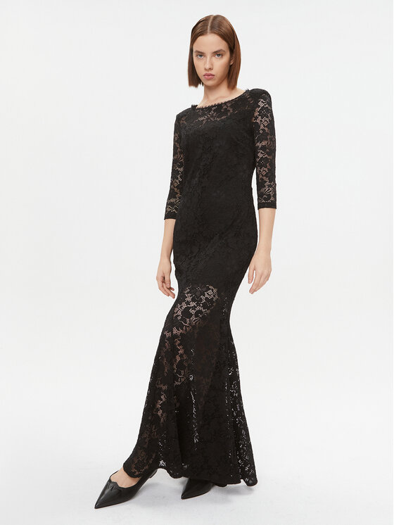 Rinascimento Rinascimento Rochie de seară CFC0115558003 Negru Regular Fit
