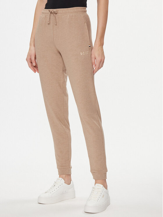 BOSS Boss Spodnji del trenirke Select 50515546 Bež Regular Fit