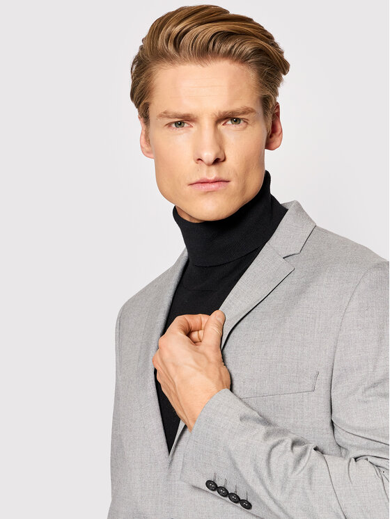 Selected Homme Selected Homme Сако Logan 16056888 Сив Slim Fit
