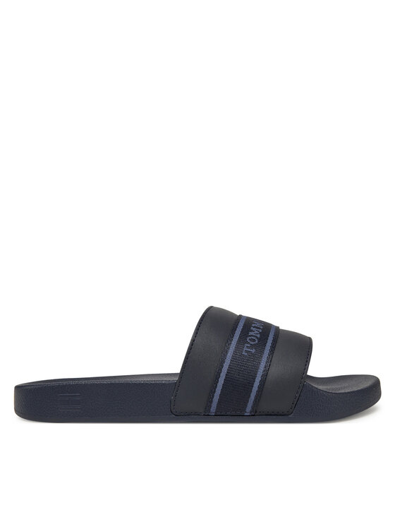 Tommy Hilfiger Tommy Hilfiger Nazouváky Hilfiger Poolside With Webbing FW0FW08529 Tmavomodrá