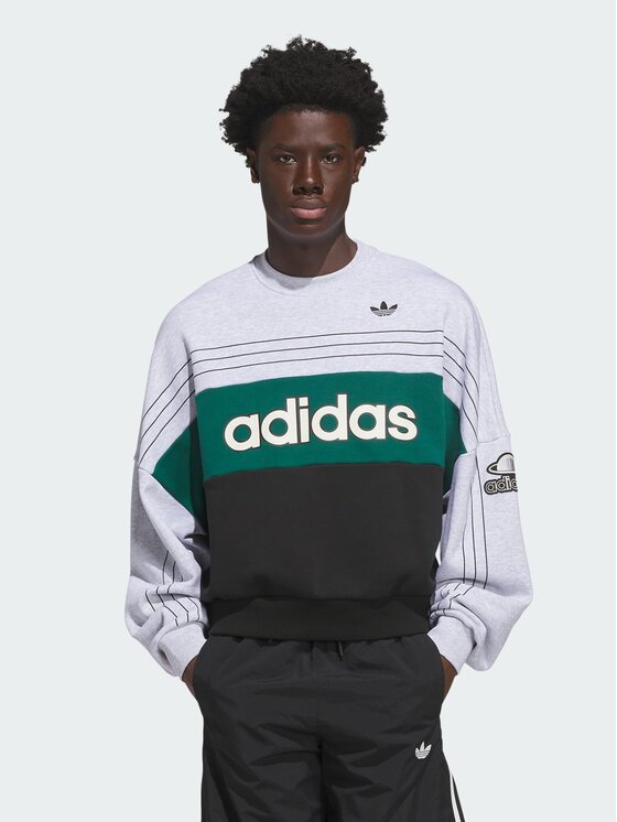 adidas adidas Bluza 164745 Szary Oversize