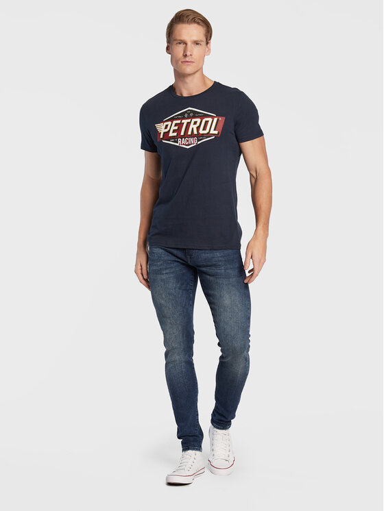 T-shirt Logo M-3020-TSR600 Blu scuro Regular Fit