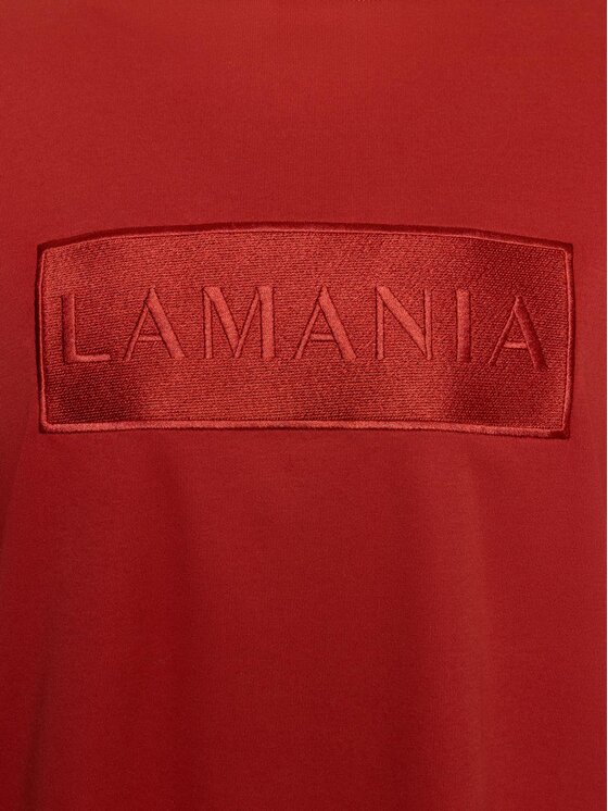 La Mania La Mania Tričko ALISA Tmavo červená Basic Fit