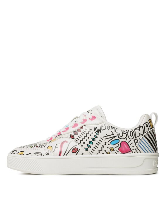 Desigual Sneakers 23SSKP35 Blanc Modivo