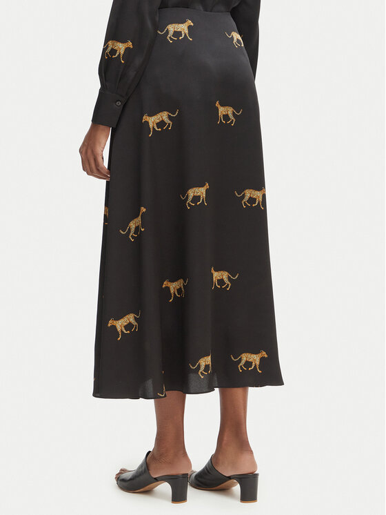 LOLA CASADEMUNT LOLA CASADEMUNT Maxi krilo LS2608008 Črna Regular Fit