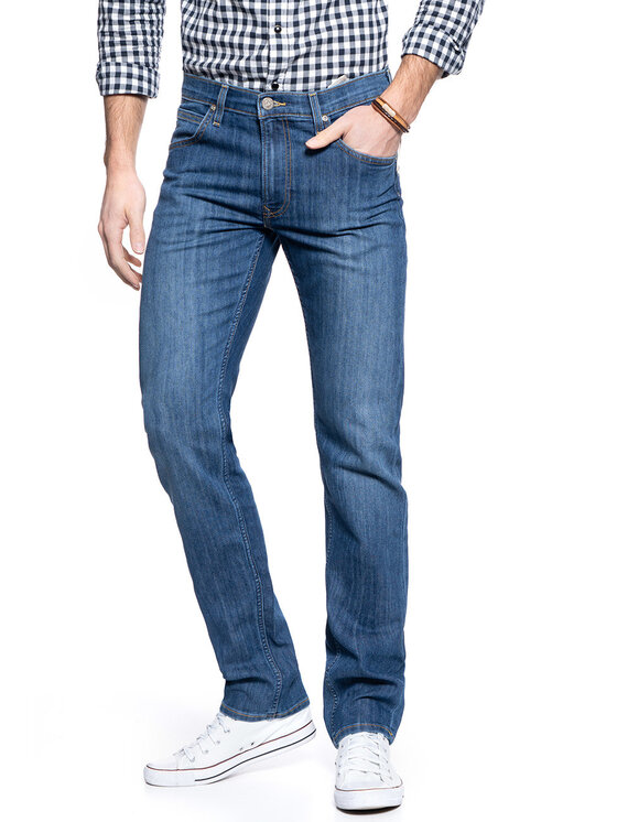 Jeansy, rozmiar W38/L30, Niebieskie, DAREN ZIP FLY