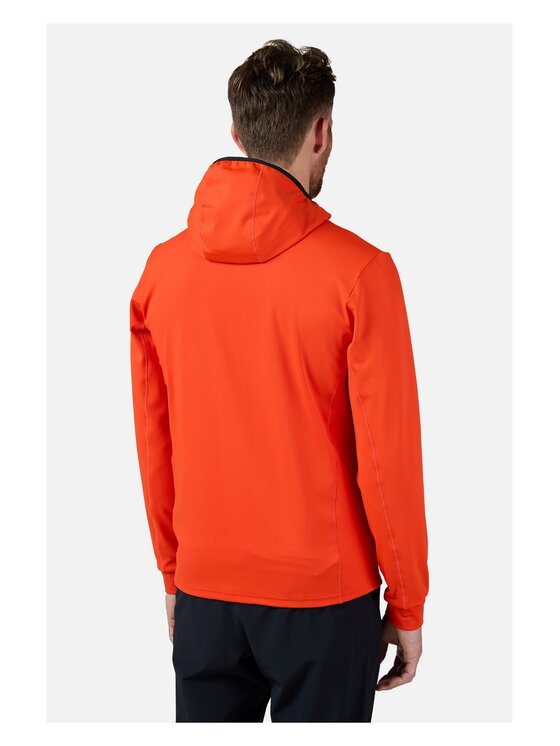 Rossignol Rossignol Bluza techniczna Mid Layer Stretch Hoodie Pomarańczowy Regular Fit