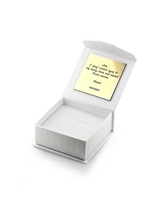 Fugart Fugart Naszyjnik Zawieszka z żółtego złota z granatem i brylantami FZ312-R585-G0.50/0.095 Złoty