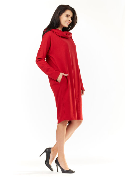 Infinite You Infinite You Vestito da giorno M152 Rosso Basic Fit