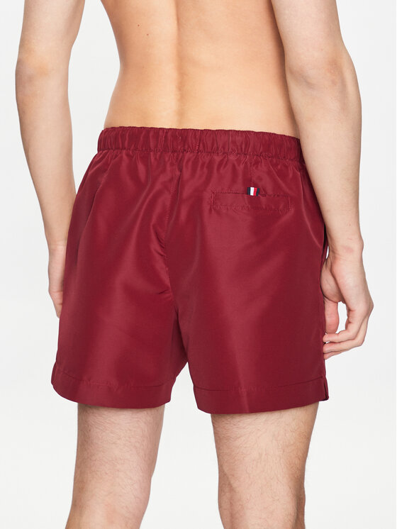 Tommy Hilfiger Tommy Hilfiger Badeshorts UM0UM02885 Dunkelrot Regular Fit