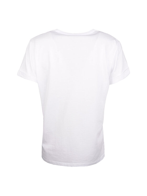 Roberto Cavalli Roberto Cavalli T-Shirt S02GC0342 N20663 Biały Regular Fit