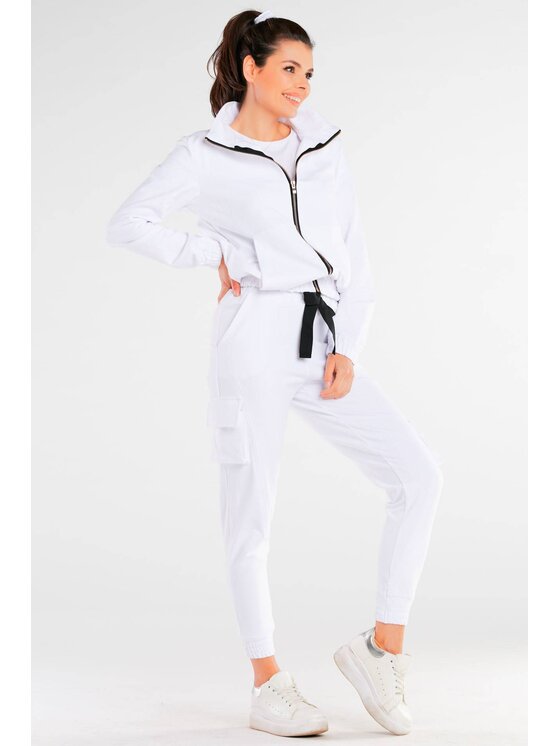 Infinite You Infinite You Bluza M246 Biały Basic Fit