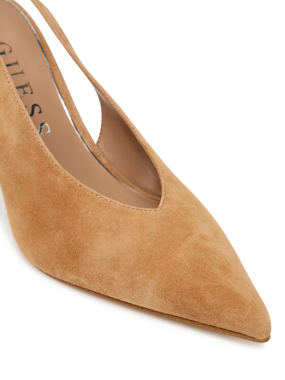 Guess Guess Pantofi cu toc subțire FLPPRI SUE05 Maro