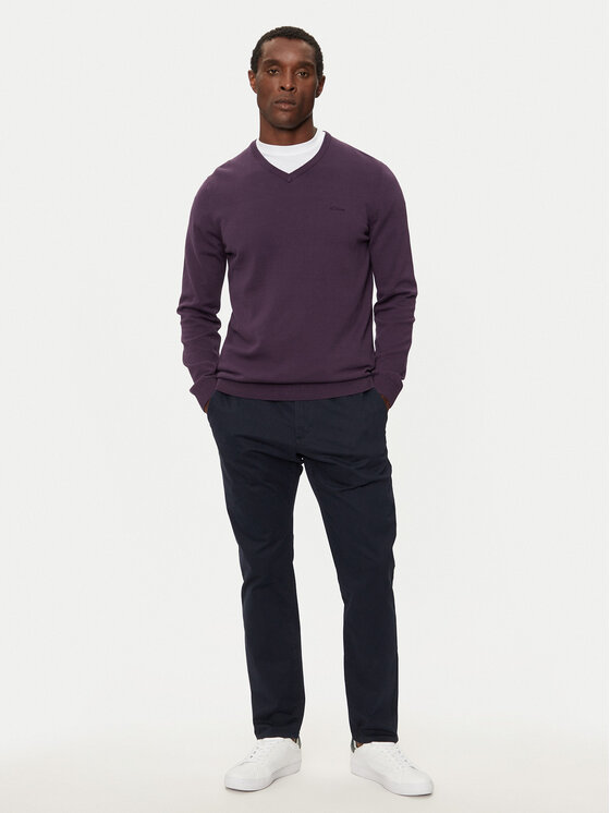 s.Oliver s.Oliver Megztinis 2143174 Violetinė Regular Fit