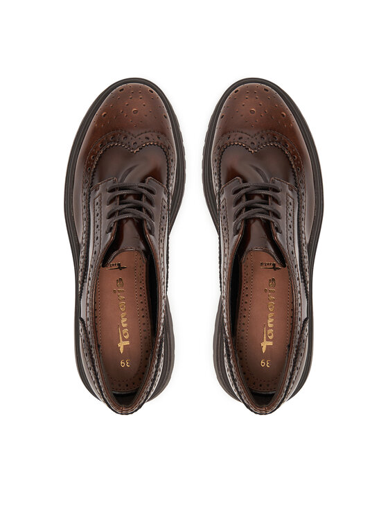 Tamaris Tamaris Oxfords 1-23619-45 Marrone