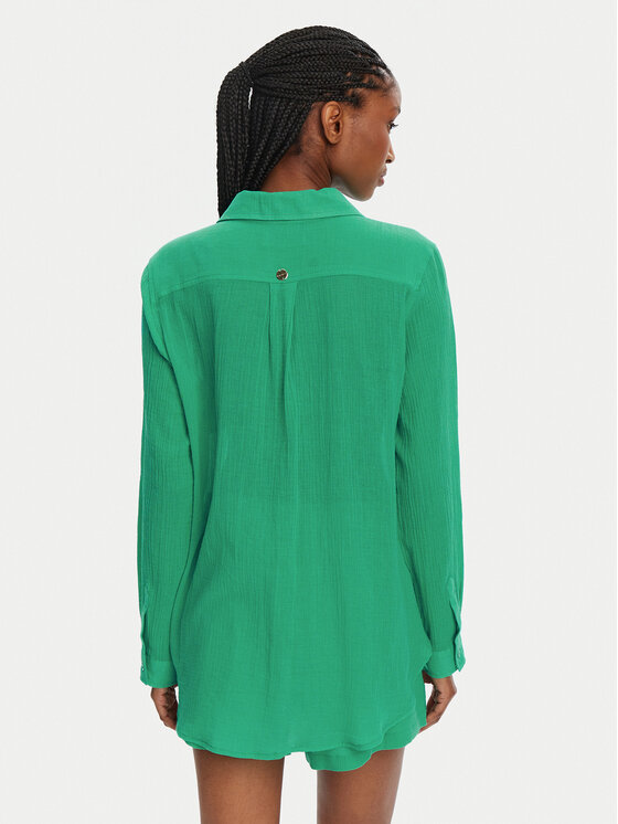Seafolly Seafolly Camicia Breeze 55428-TO Verde Regular Fit