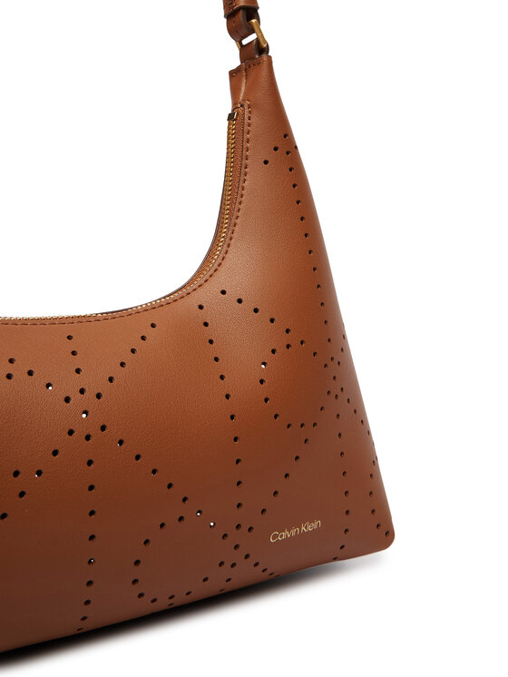 Calvin Klein Calvin Klein Borsetta Emblem Aop Perfor Lthr Bag LV04F3367G Marrone