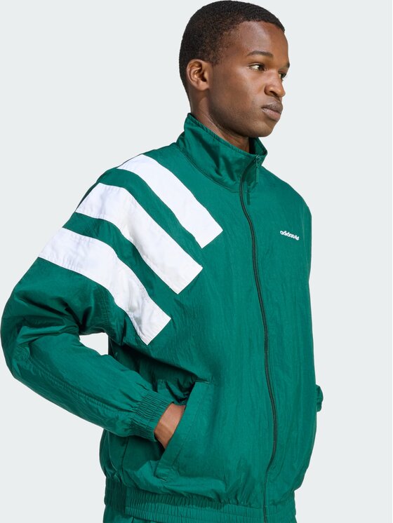 adidas adidas Bluza ARCHIVE BLOCKED Zielony Loose Fit