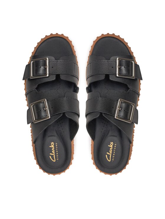 Clarks Clarks Şlapi Torhill Slide 26176428 Negru