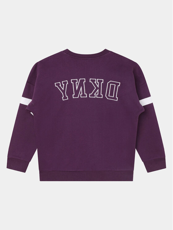 DKNY DKNY Majica dugih rukava D25E57 D Ljubičasta Regular Fit
