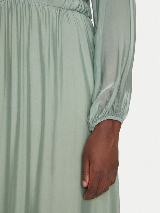 Dixie Dixie Sukienka letnia A207W050 Zielony Regular Fit