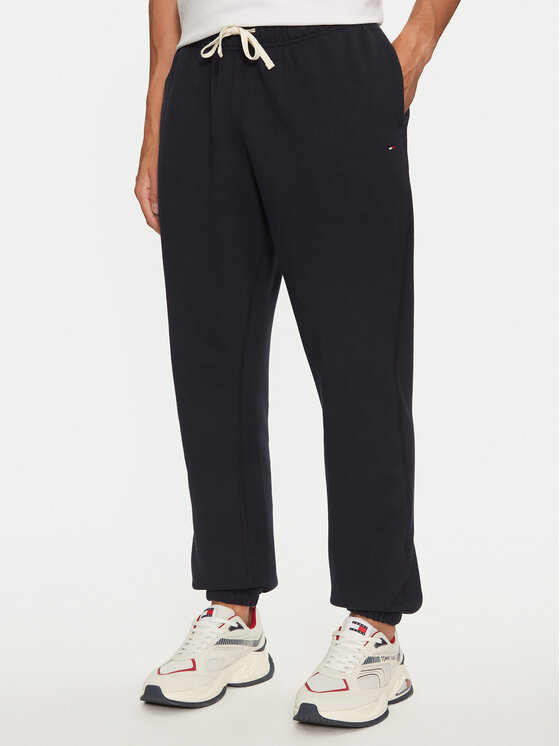 Tommy Hilfiger Tommy Hilfiger Pantaloni trening Essential MW0MW37231 Bleumarin Relaxed Fit