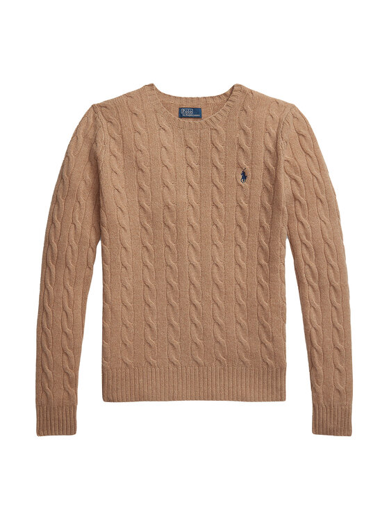 Polo Ralph Lauren Polo Ralph Lauren Sweter 211971865002 Beżowy Slim Fit