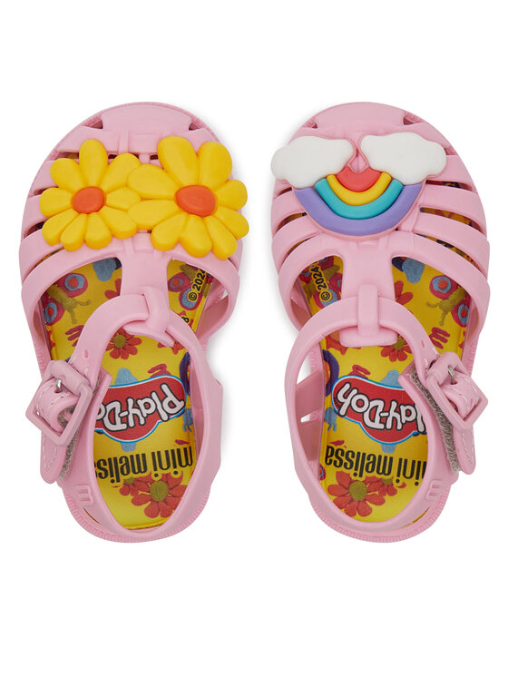 Melissa Melissa Sandały Mini Melissa Possession + Play Doh Bb M 35987 Różowy