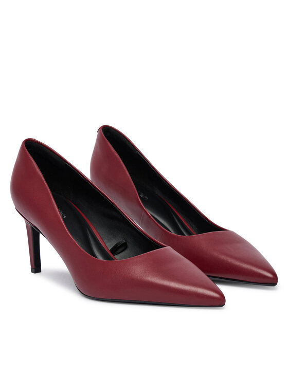 Calvin Klein Calvin Klein Lodičky Ess Stiletto 70 HW0HW02607 Bordó