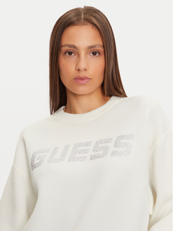 Guess Guess Majica dugih rukava V4BQ15 K7UW2 Bež Regular Fit